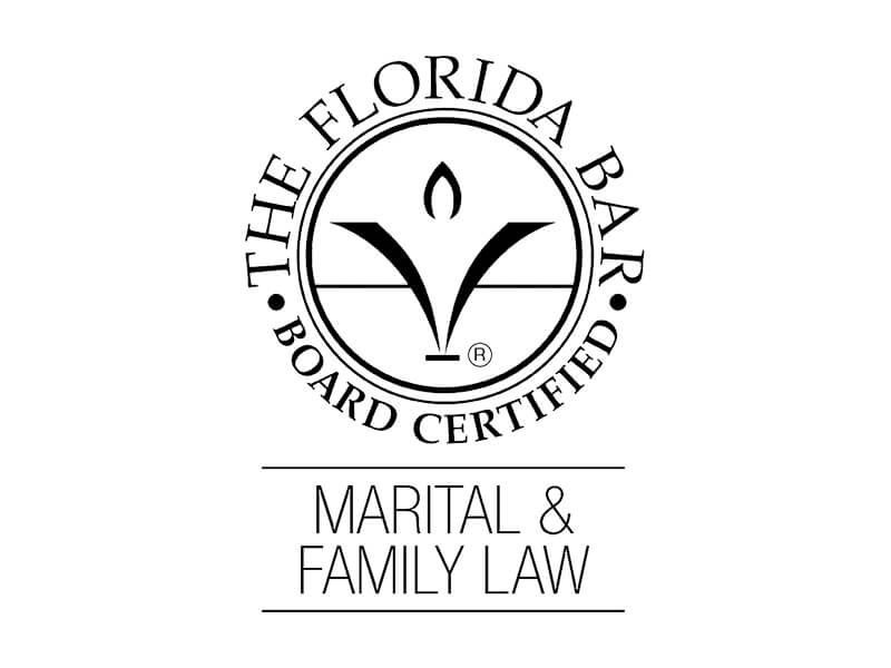 Board Certified in Marital and Family Law by The Florida Bar