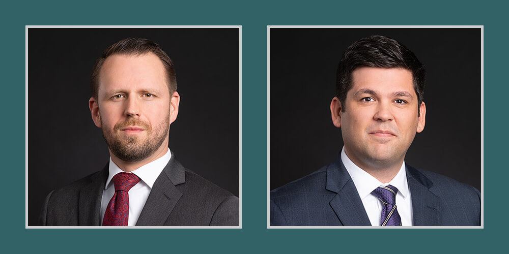 Mark S. Tomlinson & Andrew C. Wilson Join Dickinson & Gibbons, P.A.