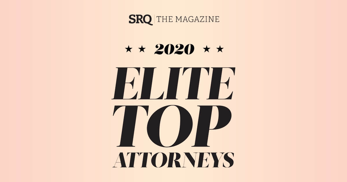 Dickinson & Gibbons Attorneys Named "2020 Elite Top Attorneys" by SRQ Magazine